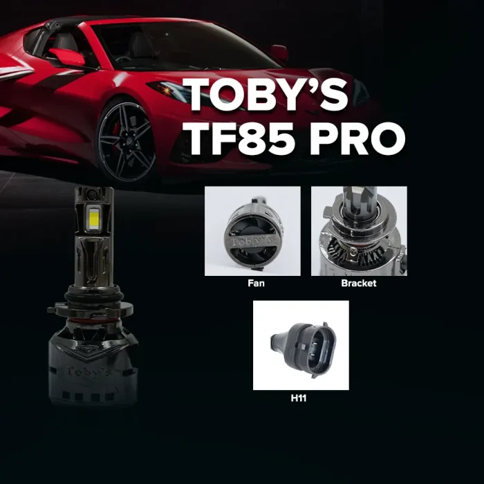 Tobys TF85 H4 2 Pieces Car LED Headlight Original 85W/piece Power 8500/piece Lumens With Color Temperature 6500K - Image 4