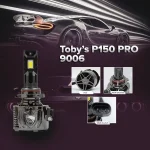 Tobys P150 PRO 9006 2 Pieces Car LED Headlight Original 150W/piece Power 15000/piece Lumens With Color Temperature 6500K - Image 2