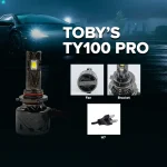 Tobys TY100 PRO H7 2 Pieces Car LED Headlight Bulbs Original 100W Power 10000 Lumens With Color Temperature 6500K - Image 3
