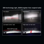 25W H3 Car LED Headlight/Bulb Ultinon Light, ZES Light Source Technology with IP67 Waterproof Rating - Image 5