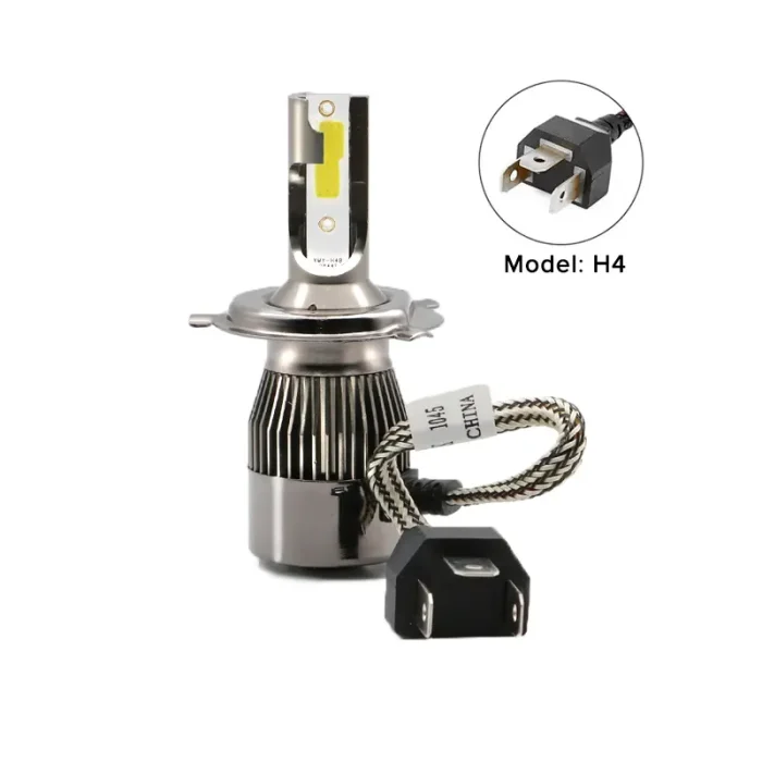 H4 Car LED Headlight 18W/Bulb Brighter Whiter Stronger - Image 2