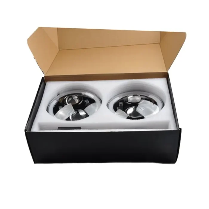 7 Inch Jeep LED Headlight 60W High/Low Beam Halo Angel Eyes, IP67 Waterproof Rating and Dustproof Design - Image 8