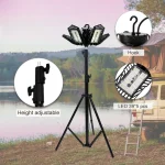 LED Camping Light Five Sided Sanara 6000LM Camping Light White Best For Outdoor Lights - Image 2