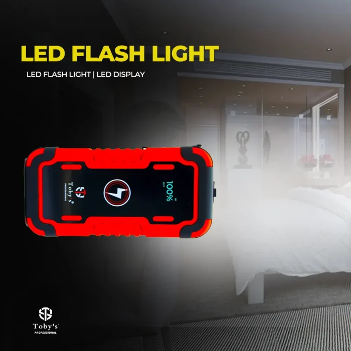 Toby's X8 Powerful Jump Starter for Cars 8000mAh and 29.6WH with Wireless Power Bank For Electronic Devices - Image 5