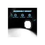 R 96W Round Black LED Spot Driving Work Light 9 Inch ATV 4x4 Boat Off Road Head Light - Image 5