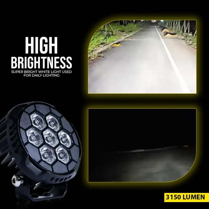 Toby's New Launched 4" 45W LED Work Light Mini Auxiliary Headlight Driving Lamp Diffuser Effects Truck Motorcycle - Image 7