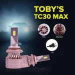 TBS DESIGN 2 Pieces TC30 MAX H16 60W/Pair LED Headlight Bulb Assembly 6000/Pair Lumens Xtreme Bright With Color Temperature 6500K - Image 3