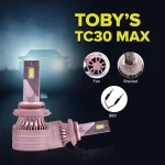 TBS DESIGN 2 Pieces TC30 MAX 880 60W/Pair LED Headlight Bulb Assembly 6000/Pair Lumens Xtreme Bright With Color Temperature 6500K - Image 3