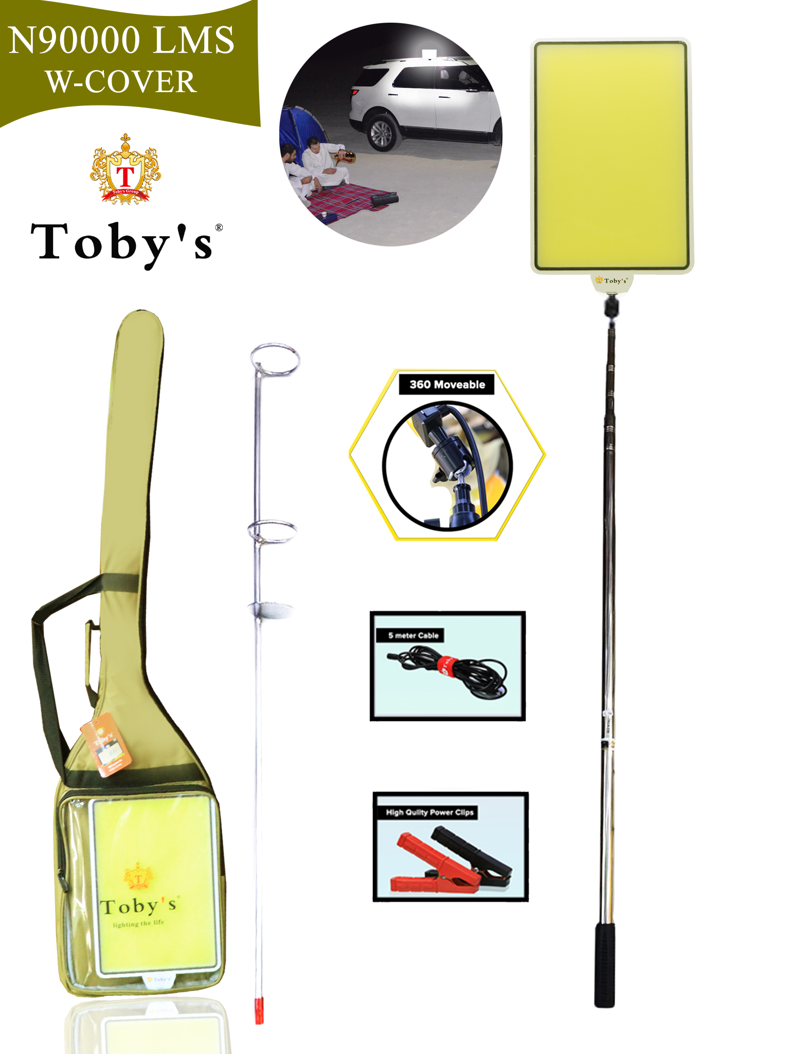 N90000-W-COVER-1.jpg Toby's Full set LMS N-90000 W Cover Sanara Camping Light White Full Set - Image 1
