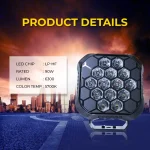 Toby's New Launched 4.5" 90W LED Work Light Mini Auxiliary Headlight Driving Lamp Diffuser Effects Truck Motorcycle - Image 4