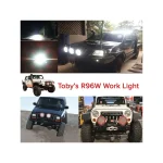 One Piece R 96W 9 Inches Round Red LED Spot Driving Work Light, Flood Beam Pattern with 30? Spot Beam Optional, ATV 4x4 Boat Off Road Head Light, IP67 Waterproof Rating, and Die-Cast Aluminum Housing Material - Image 7