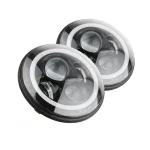 Toby's RGB 7 Inch Bluetooth LED Headlight, RGB Halo's W/Amber Turn Signal Function - Image 3