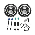 Toby's RGB 7 Inch Bluetooth LED Headlight, RGB Halo's W/Amber Turn Signal Function - Image 5