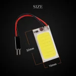 High-Intensity Fast Active Roof Light COB 21smd Car Interior Dome Light Powerful Brightest COB Light, Low Power Consumption, Shockproof - Image 2