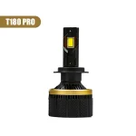 Toby's T180 Pro H7 2 Pieces 360W Original Tested LED Headlight Bulb Assembly 36000 Lumens 180W/Piece Xtreme Bright With Color Temperature 6500K - Image 2