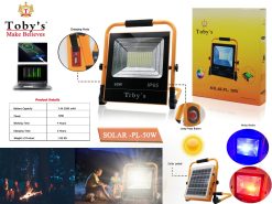 Tobys SOLAR PL 50W LED Work Light  5500LM LED Flood Lights  500W Equivalent IP66 Waterproof