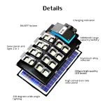 Tobys Solar Light 7S-600W Courtyard ABS Outdoor Waterproof IP65 Solar Led Street Light - Image 11