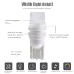 Energy Saving and Shockproof Ceramic Lens T10 Bulbs Auto License Plate, Brake Lights, Reading Lamp, Signal Light, Parking Light, Roof Light W5W - Image 4