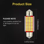 T11 Car LED Dome Light 3014 39mm 30smd - Image 2