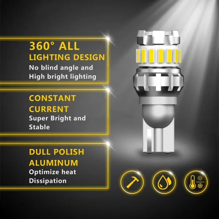 T15 18smd Bulbs For Reverse Lights, Brake, Signal, Parking Lights - Image 3