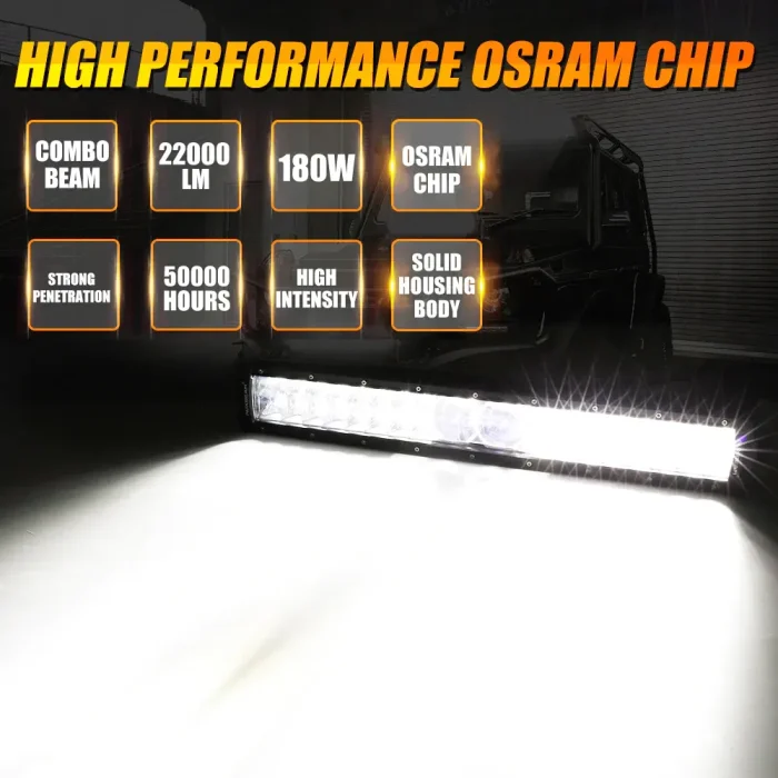 TBS 2106 NEW 22 INCH 5D-PRO SERIES 22000LM SPOT BEAM OFF ROAD LED LIGHT BAR - Image 3