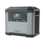Toby's TBS 273A Portable Power Station 1500W 278100mAh, 1008Wh Portable Charging Station Fast Recharge 80% in 1H, 3 AC Outlets (Peak 2500W) Portable Power Backup for Camping RV/Van Emergency