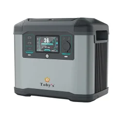 Toby's TBS 273A Portable Power Station 1500W 278100mAh, 1008Wh Portable Charging Station Fast Recharge 80% in 1H, 3 AC Outlets (Peak 2500W) Portable Power Backup for Camping RV/Van Emergency