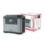 Toby's TBS 273A Portable Power Station 1500W 278100mAh With Solar Panel, 1008Wh Portable Charging Station Fast Recharge 80% in 1H, 3 AC Outlets (Peak 2500W) Portable Power Backup for Camping RV/Van Emergency - Image 7