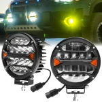 Toby's 7 Inch LED Round Driving Light Waterproof Offroad Lights Pods Led Work Lights for Trucks Pickup Jeep Wrangler - Image 6