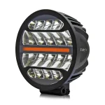 Toby's TD0390D 7 inch Round Driving Lights with Amber White DRL - Image 2