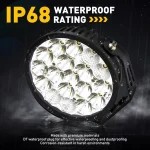 Toby's 7Inch 90W LED Driving Light 10800LM IP68 Spot Flood Combo Round Built-in EMC Offroad Lights Truck ATV UTV SUV - Image 2