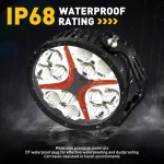 Toby's Hot Selling 5.5" 60W LED Work Light Mini Auxiliary Headlight Driving Lamp Diffuser Effects Truck Motorcycle (Scattered+Beam) - Image 5