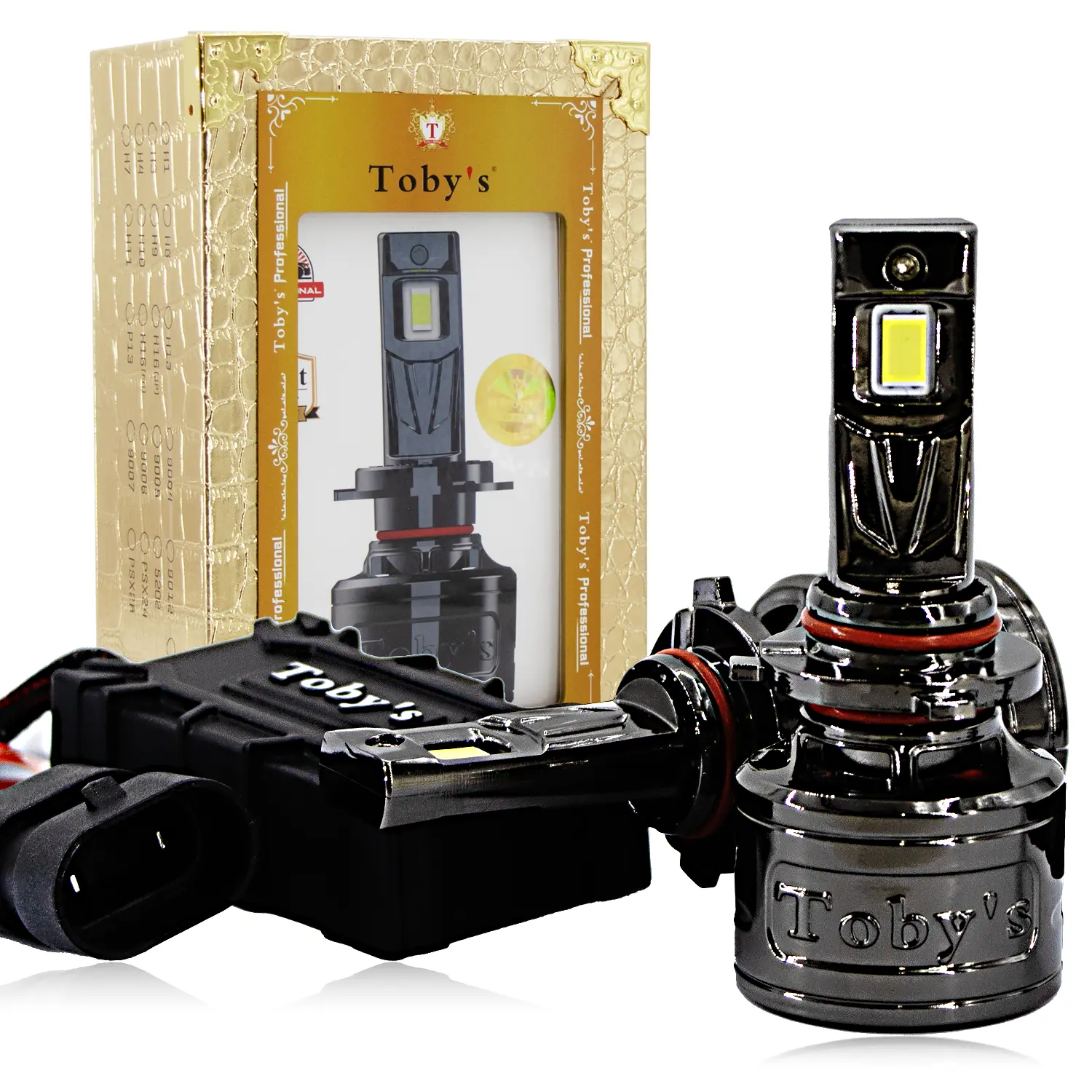 TF-120-1-6.webp Tobys TF120 9005 2 Pieces Car LED Headlight Original 120W/piece Power 12000/piece Lumens With Color Temperature 6500K - Image 1