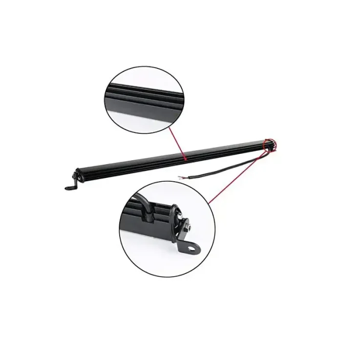 25-Inches TF 72W SPOT, Cree BEAM FLOOD/SPOT/COMBO LED, IP68 Waterproof Rating, Aluminum Housing Material with 5040LM Lumens - Image 4