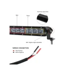 22-Inches TG 6D-200W Bar light, IP68 Waterproof Rating, CREE Light Source with 6500LM Lumens - Image 2