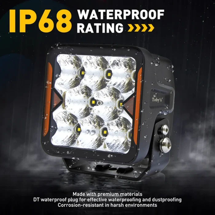Toby's Hot Selling 4inches 40W LED Work Light Mini Auxiliary Headlight Driving Lamp Diffuser Effects Truck Motorcycle Spotlight - Image 3