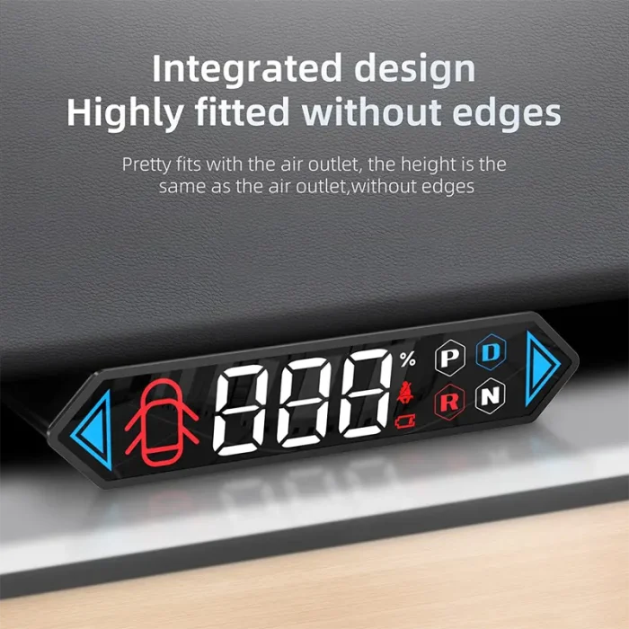 Tesla Heads up Display Mini Digital Speedometer with LCD, Displays Speed, Gear, Electricity, etc. - Image 2