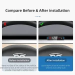 Tesla Heads up Display Mini Digital Speedometer with LCD, Displays Speed, Gear, Electricity, etc. - Image 7