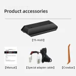 Tesla Heads up Display Mini Digital Speedometer with LCD, Displays Speed, Gear, Electricity, etc. - Image 9