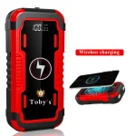 Toby's TBS 8A Powerful Jump Starter For Cars 8000mAh And 29.6WH Wireless Power Bank For Electronic Devices - Image 2