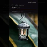 Toby's New Launched CPL-T13 LED Camping Light Waterproof Retro Portable Emergency Light Stepless Dimmable Hanging Tent Lamp Rechargeable for Outdoor Hiking ( Green) - Image 7