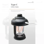 Toby's New Launched CPL-T13 LED Camping Light Waterproof Retro Portable Emergency Light Stepless Dimmable Hanging Tent Lamp Rechargeable for Outdoor Hiking ( Green) - Image 6