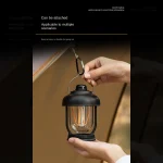 Toby's New Launched CPL-T13 LED Camping Light Waterproof Retro Portable Emergency Light Stepless Dimmable Hanging Tent Lamp Rechargeable for Outdoor Hiking ( Green) - Image 8