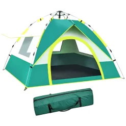 Tobys New Camping Tent 2-3 Person Automatic Pop Up Tent Outdoor Tent Beach Tent Windproof Rainproof Sunscreen With Window
