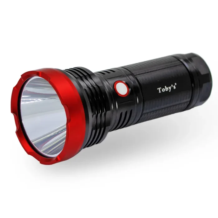 Toby's Rechargeable LED Flashlight - 2500 Meters Long Range - SST40 LED 2000 Lumen Bright Powerful Torch Light - High Strength Aluminium Alloy - Long Lasting Battery Life - Image 3