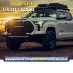 LED Bar Light, Toby's New 30" 120W Single Row Spot LED Light Bar Driving Lamp LED Work Light IP68 Waterproof for Off Road Truck Car ATV SUV Boat - Image 2