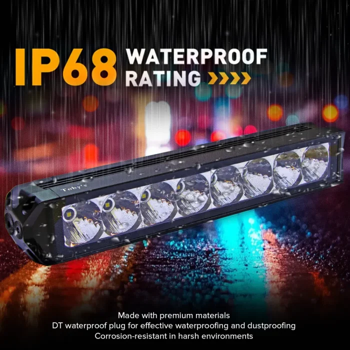 LED Bar Light, Toby's New 11" 40W Single Row Spot LED Light Bar Driving Lamp LED Work Light IP68 Waterproof for Off Road Truck Car ATV SUV Boat - Image 5
