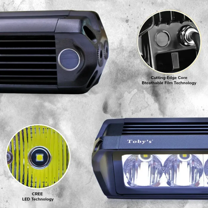 LED Bar Light, Toby's New 11" 40W Single Row Spot LED Light Bar Driving Lamp LED Work Light IP68 Waterproof for Off Road Truck Car ATV SUV Boat - Image 6