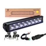 LED Bar Light, Toby's New 11" 40W Single Row Spot LED Light Bar Driving Lamp LED Work Light IP68 Waterproof for Off Road Truck Car ATV SUV Boat
