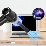 Tobys VC-117 8000PA Suction 120W Power Handheld Vacuum And Blower Combo, Car Vacuum Cleaner Cordless, Mini Portable Rechargeable Wireless Vacuum Cleaner - Image 5